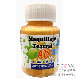 MAQUILLAJE TEATRAL AD 210 ORO 40ML X 6 UNIDADES